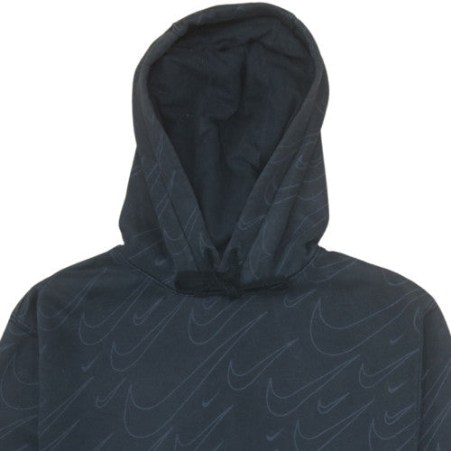 Mens UK Size M Nike Black Pullover Hoodie