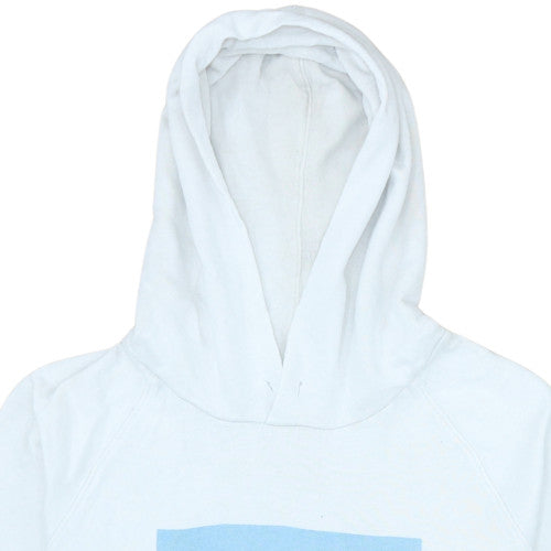 Womens UK Size S Levi's White Pullover Hoodie