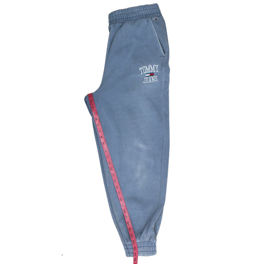 Tommy Jeans Men's Blue Jogger Sweatpants M Fleece Lined