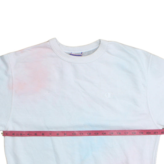 Womens UK Size M Champion White Pullover Sweatshirt