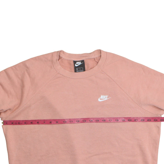 Womens UK Size XL Nike Pink Pullover Sweatshirt