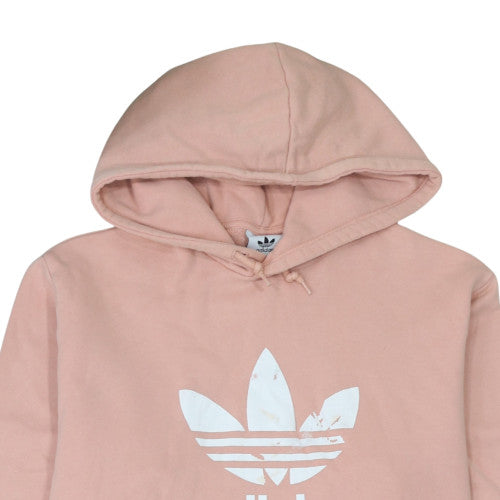 Womens UK Size XL adidas Pink Pullover Hoodie