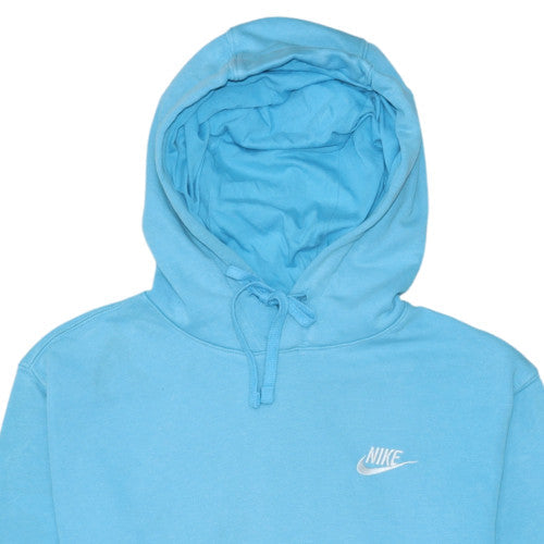 Womens UK Size S Nike Blue Pullover Hoodie