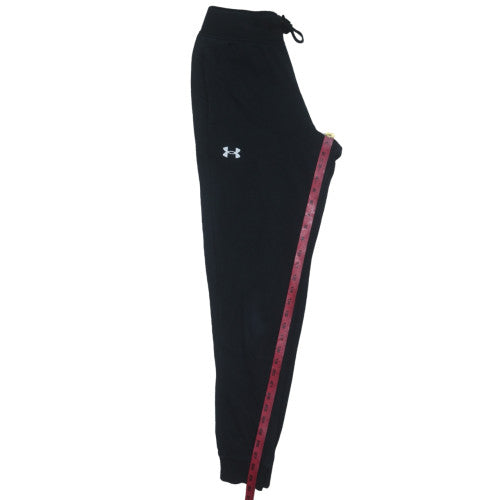 Womens UK Size XS Under armour Relaxed Fit Jogger Black Trousers