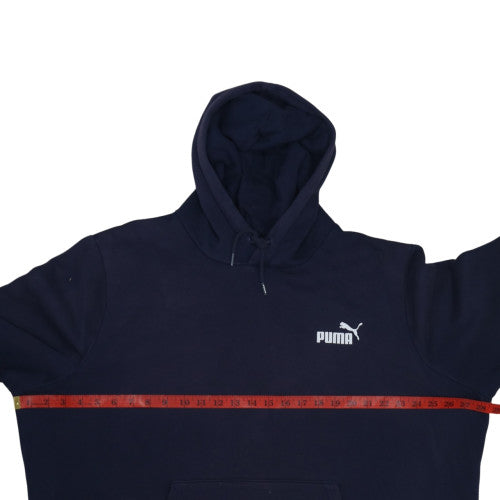 Mens UK Size 2XL PUMA Blue Pullover Hoodie