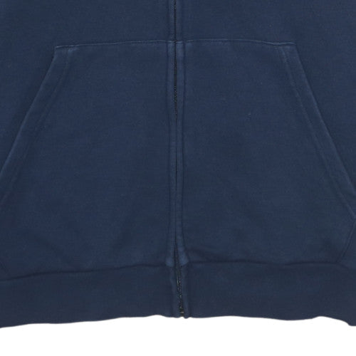 Mens UK Size XL adidas Blue Full Zip Hoodie