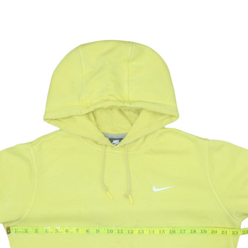 Womens UK Size M Nike Yellow Pullover Hoodie