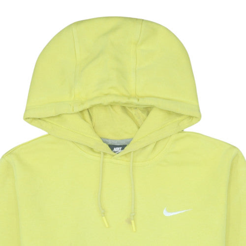 Womens UK Size M Nike Yellow Pullover Hoodie