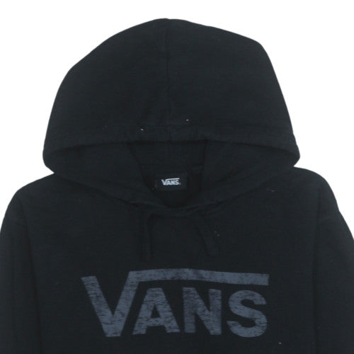 Womens UK Size S VANS Black Pullover Hoodie