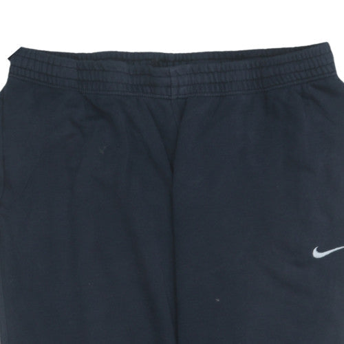 Mens UK Size 2XL Nike Regular Fit Sweatpants Black Trousers
