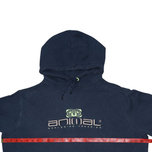 Womens UK Size 2XL Animal Blue Pullover Hoodie