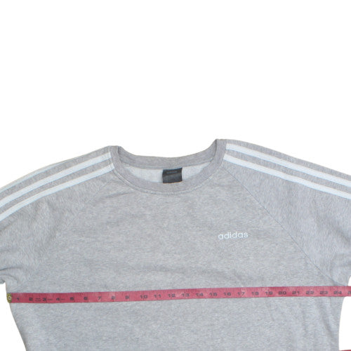 Womens UK Size S adidas Grey Pullover Sweatshirt