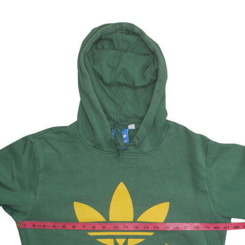 Mens UK Size S adidas Green Pullover Hoodie