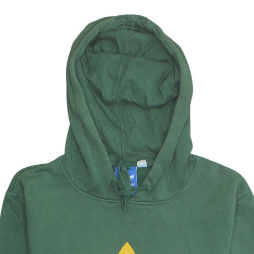 Mens UK Size S adidas Green Pullover Hoodie