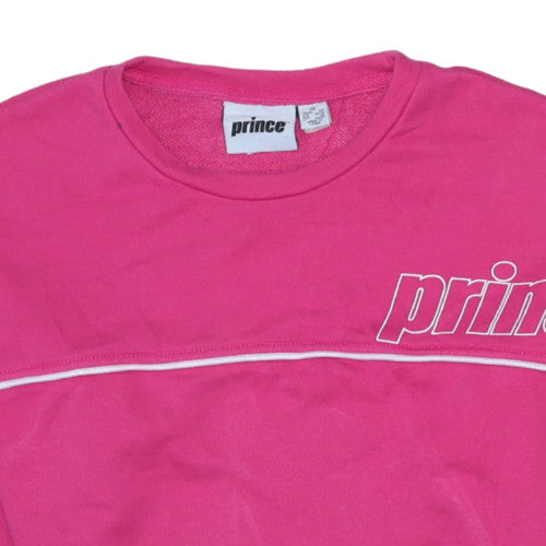 Womens UK Size M Prince Pink Pullover Sweatshirt