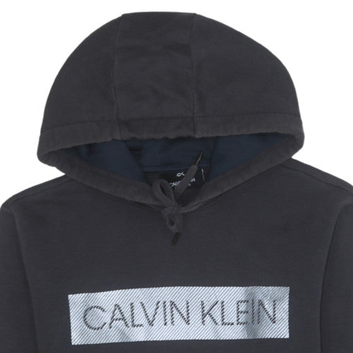 Mens UK Size M Calvin Klein Black Pullover Hoodie