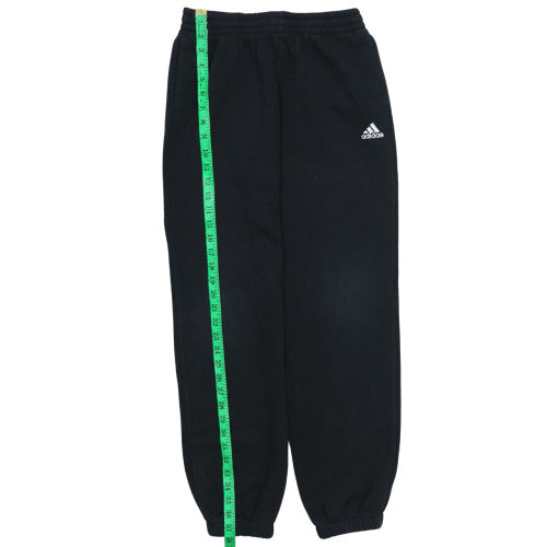 Adidas Boys Black 13-14 Years Jogger Sweatpants with Elastic Waist