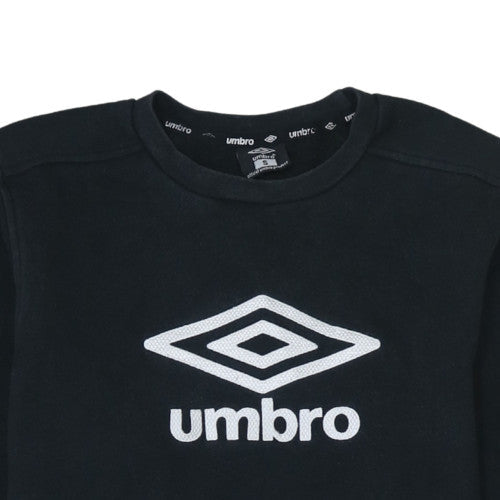 Mens UK Size S Umbro Black Pullover Sweatshirt