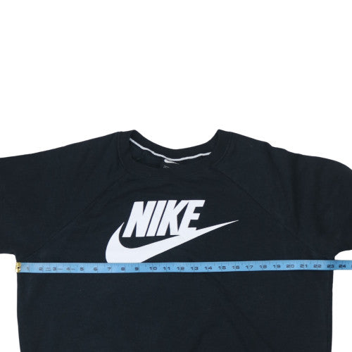 Womens UK Size L Nike Black Pullover Sweatshirt