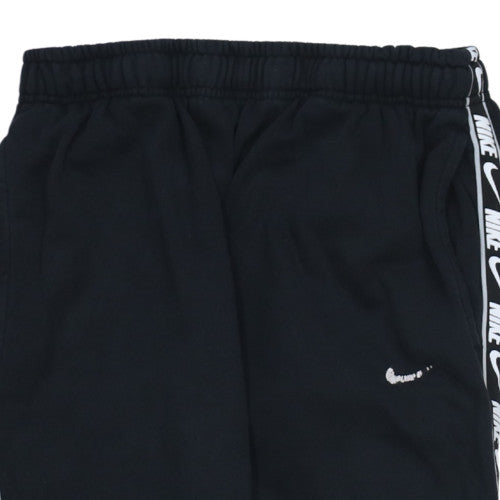 Mens UK Size L Nike Regular Fit Jogger Black Trousers