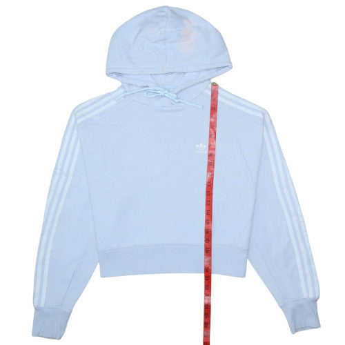 Womens UK Size 8 adidas Blue Pullover Hoodie