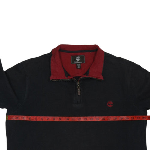 Mens UK Size XL Timberland Black Henley Sweatshirt