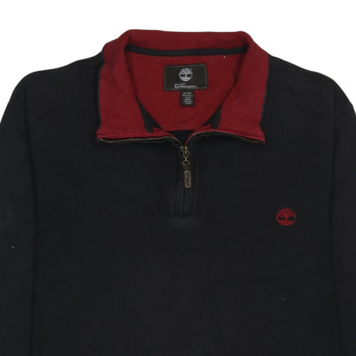 Mens UK Size XL Timberland Black Henley Sweatshirt
