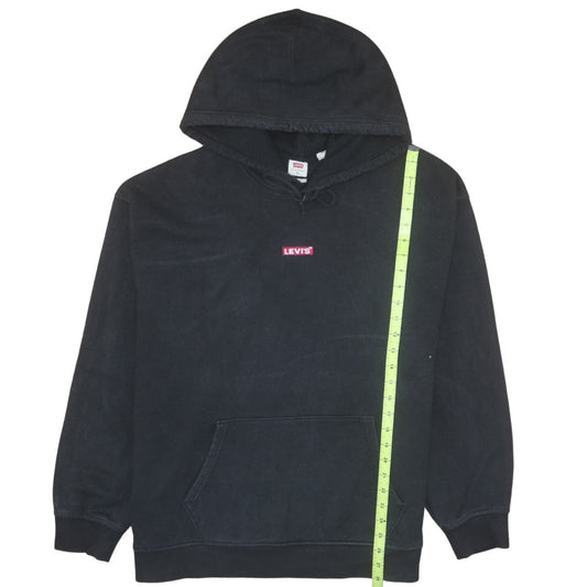 Mens UK Size XL Levi's Black Pullover Hoodie