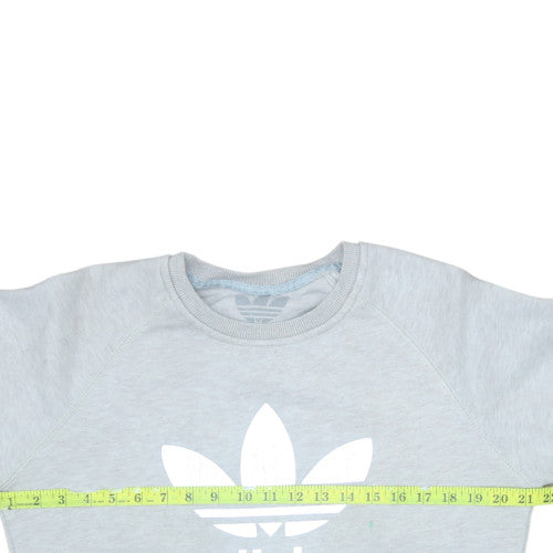 Womens UK Size 2XL adidas Grey Pullover Sweatshirt