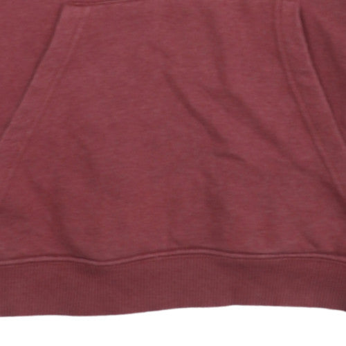 Womens UK Size L Quiksilver Red Pullover Hoodie