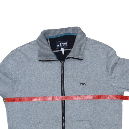 Mens UK Size L Armani Jeans Grey Gym & Training Walking Casual Jacket