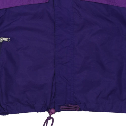 Mens UK Size L Catch and Keep Purple Windbreaker Coat