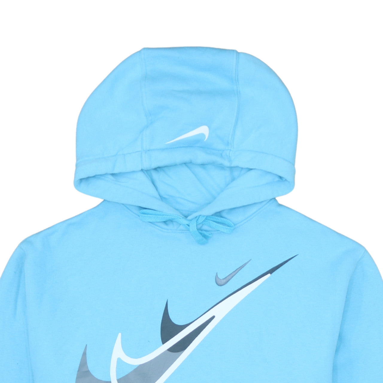 Mens UK Size M Nike Blue Pullover Hoodie