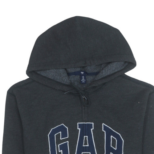 Mens UK Size M Gap Black Full Zip Hoodie