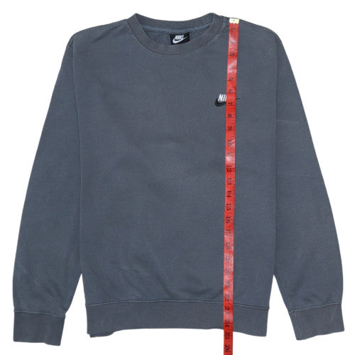 Womens UK Size S Nike Blue Pullover Sweatshirt