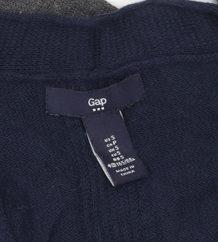 Womens UK Size S Gap Grey Cardigan Jumper