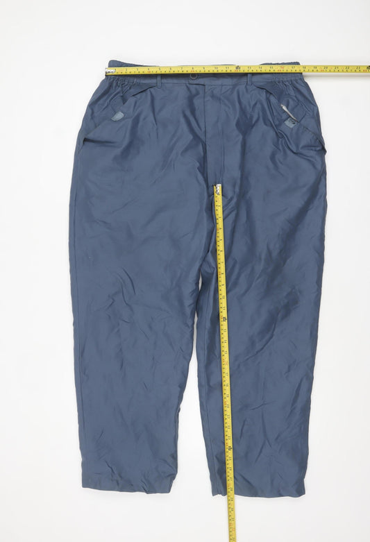Mens UK Size 44 Pegasus Regular Fit Snow Pants Blue Trousers