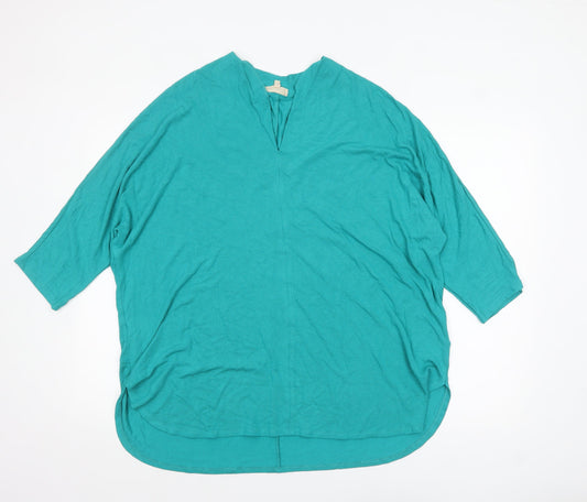 Womens UK Size 18 Phase Eight Green Tunic Jumper