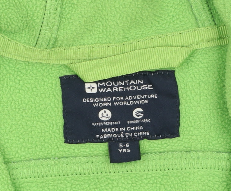 Boys UK Size 5-6 Years Mountain Warehouse Blue Soft Shell