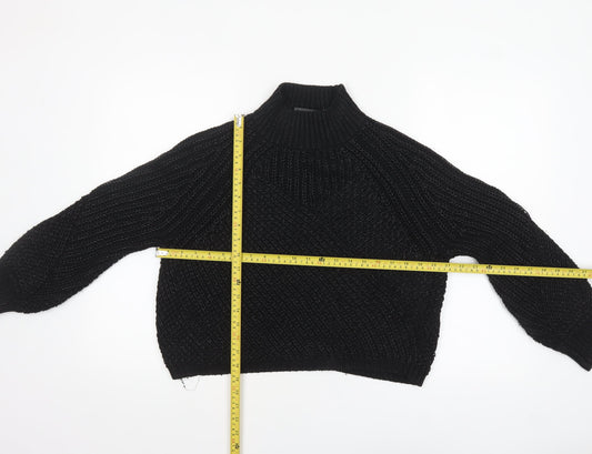Womens UK Size M Mint Velvet Black Pullover Jumper