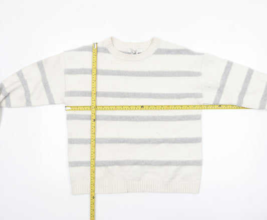 Womens UK Size M Marks and Spencer Ivory Pullover Jumper