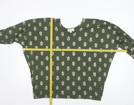 Womens UK Size L Kim & Cami Green Pullover Jumper