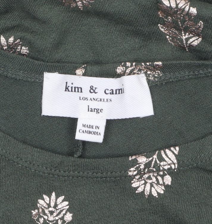 Womens UK Size L Kim & Cami Green Pullover Jumper