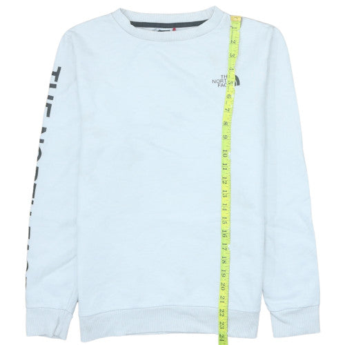 Womens UK Size S The North Face White Pullover Sweatshirt