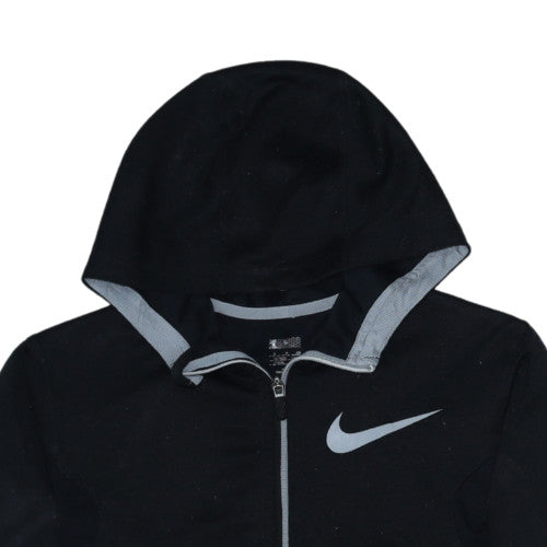 Mens UK Size S Nike Black Full Zip Hoodie
