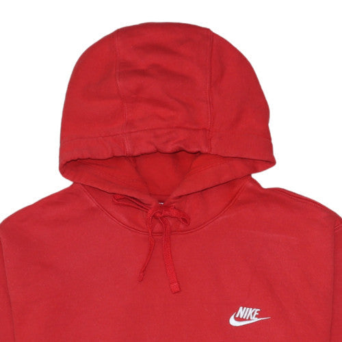 Mens UK Size S Nike Red Pullover Hoodie