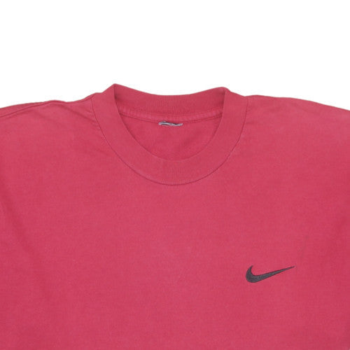 Mens UK Size L Nike Red T-Shirt
