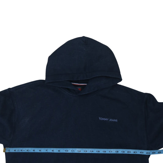 Mens UK Size M Tommy Jeans Blue Pullover Hoodie