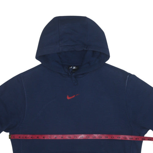Mens UK Size S Nike Blue Pullover Hoodie