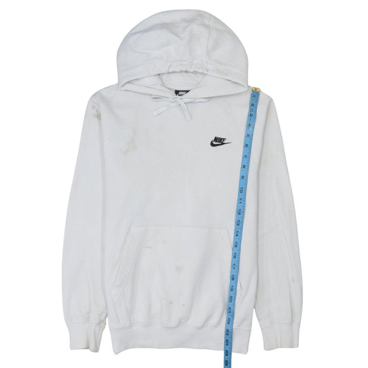 Mens UK Size XS Nike White Pullover Hoodie